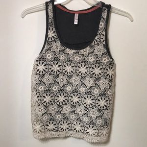 Lace tank top